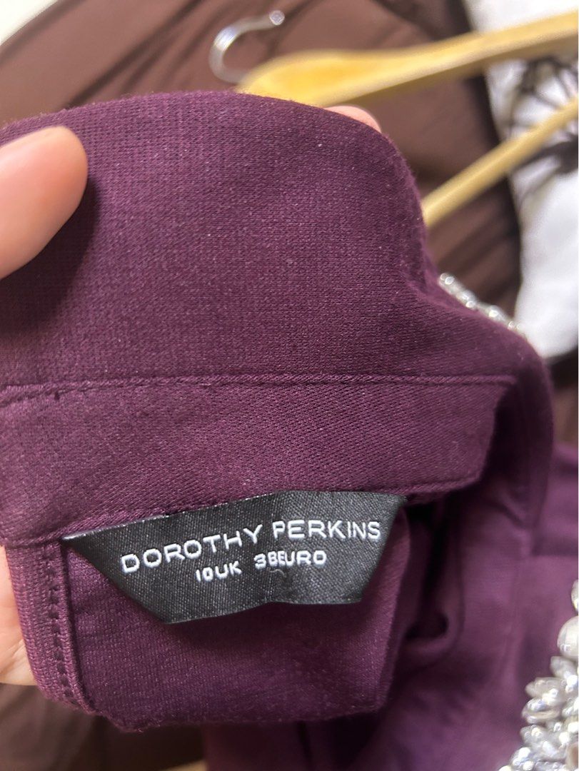 Dorothy perkins burgundy dress shop