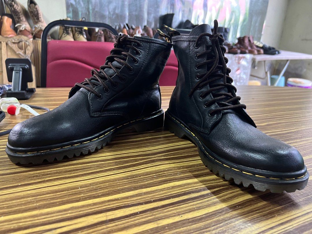 Dr Martens 1460 yellow stitch 9uk RM180 Men s Fashion Footwear