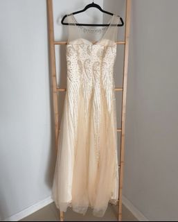 Dress Gold  ( Long Dress , Singer Dress )