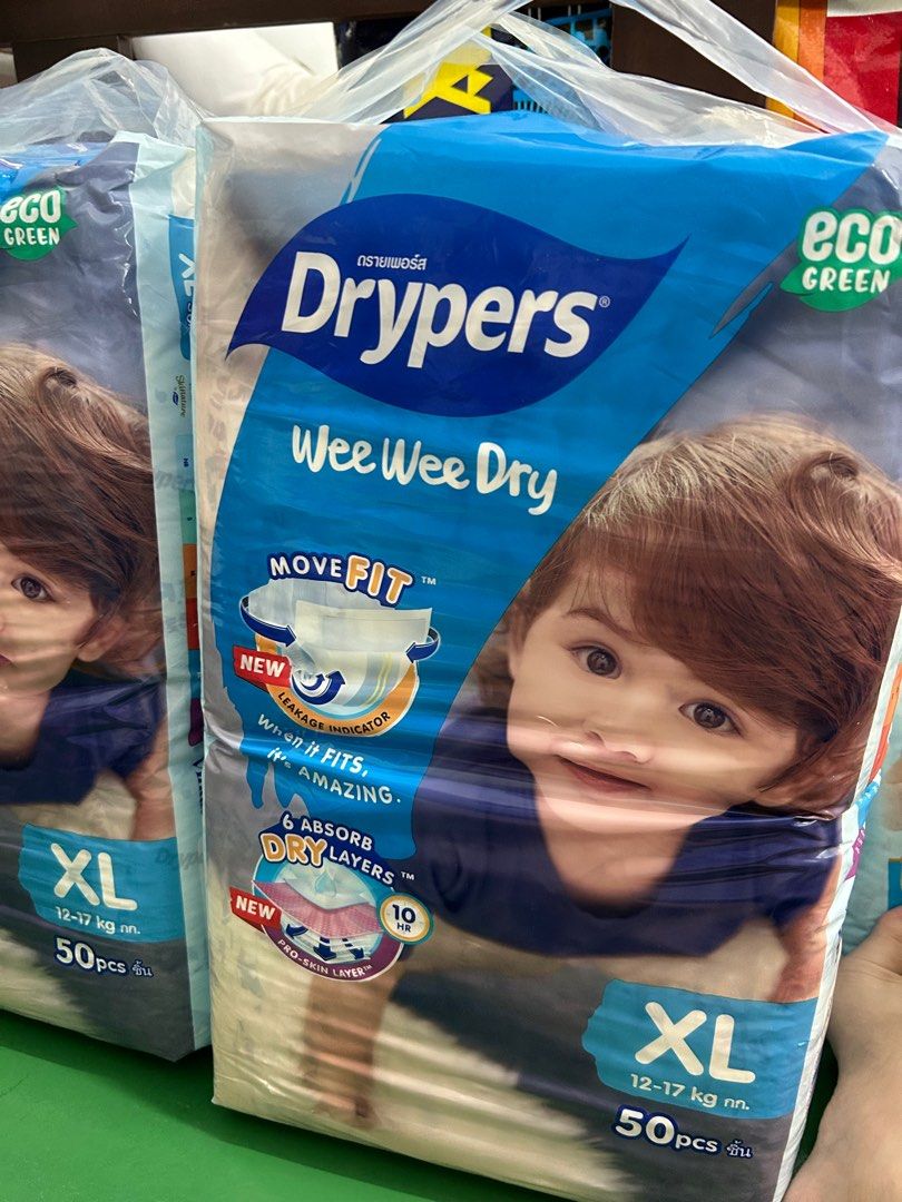 Drypers Weeweedry TAPE XL, Babies & Kids, Bathing & Changing, Diapers