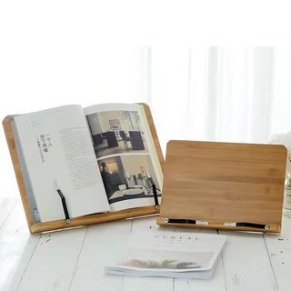 Dual Purpose Book Stand / Laptop Stand [aesthetic desk organizer]