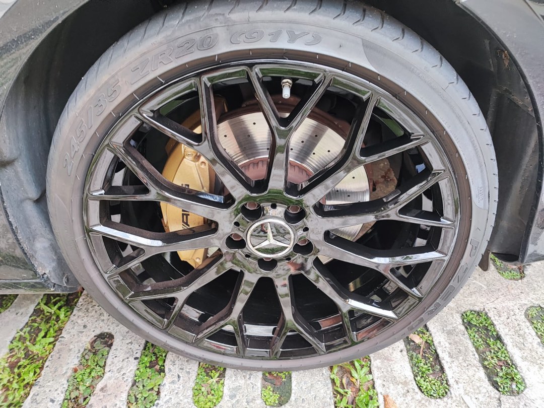 E200 rim, Car Accessories, Tyres & Rims on Carousell