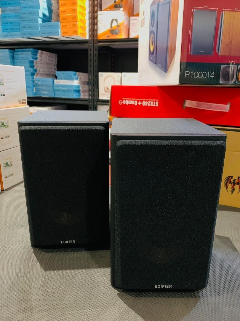 Edifier R1000T4 Multimedia Bookshelf Speaker Black, Audio, Soundbars ...