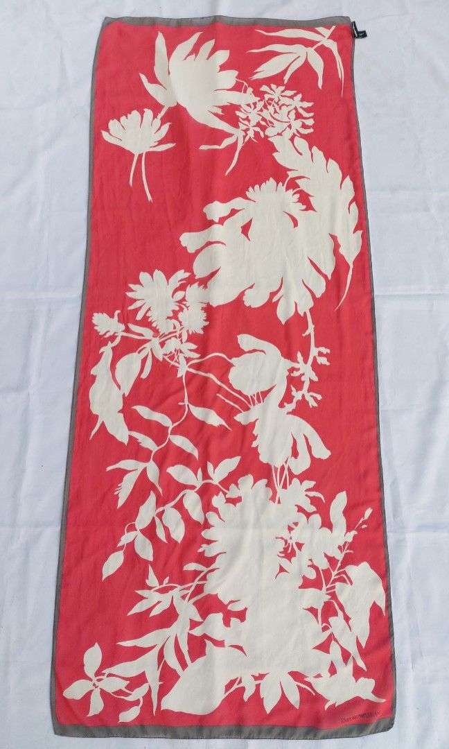 Emporio Armani scarf, Women's Fashion, Watches & Accessories, Scarves ...