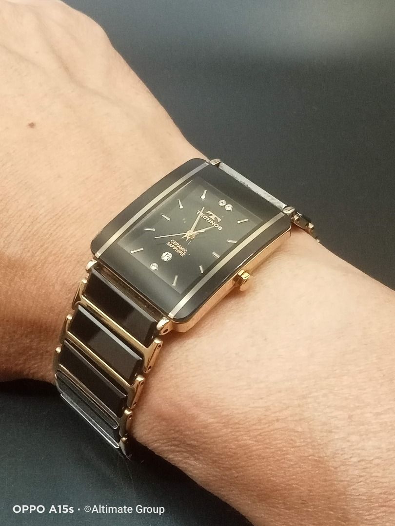 Technos ceramic online sapphire watch price