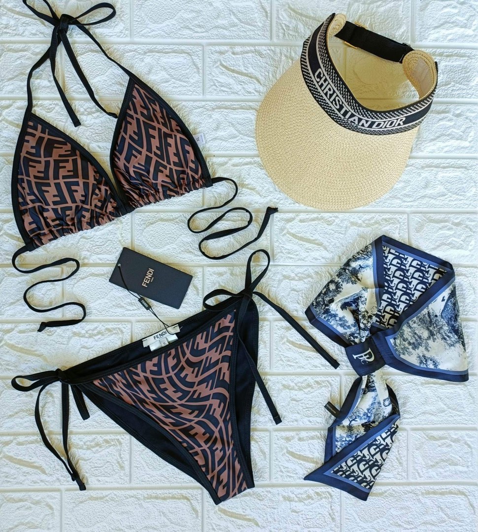 FENDI BIKINI, Women's Fashion, Swimwear, Bikinis & Swimsuits on Carousell