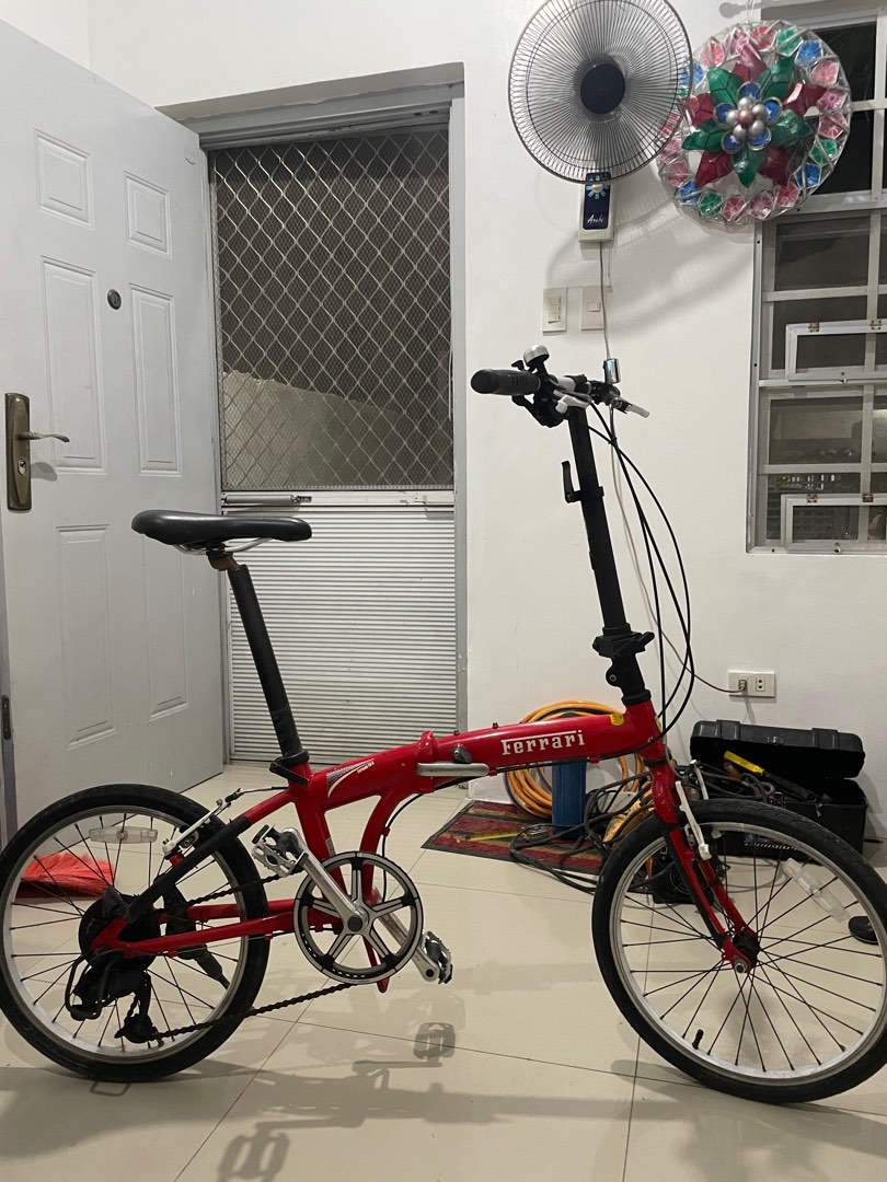 Ferrari folding outlet bike for sale