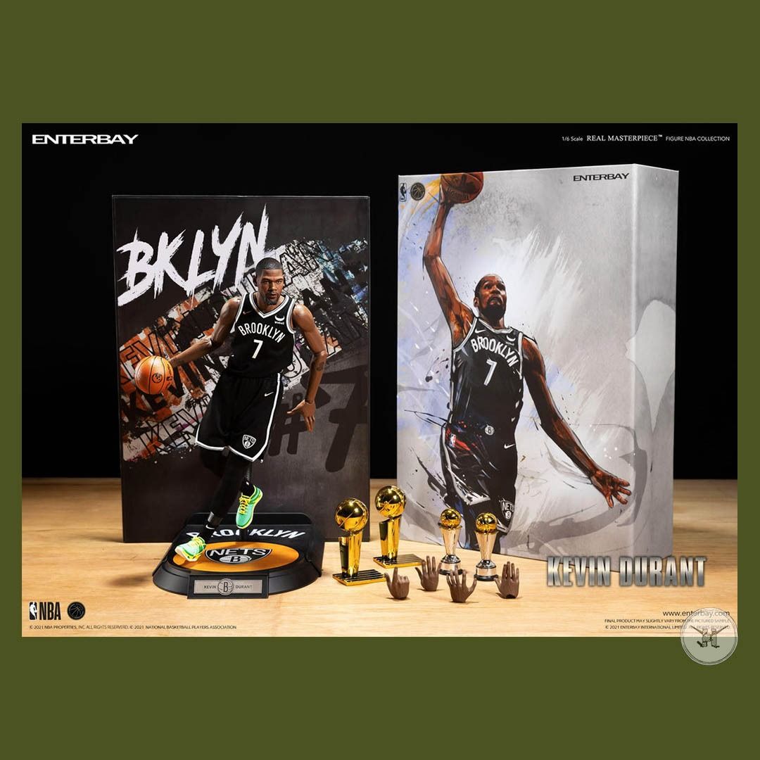 エンターベイ NBA x Enterbay Brooklyn Nets Kevin Durant Real ...