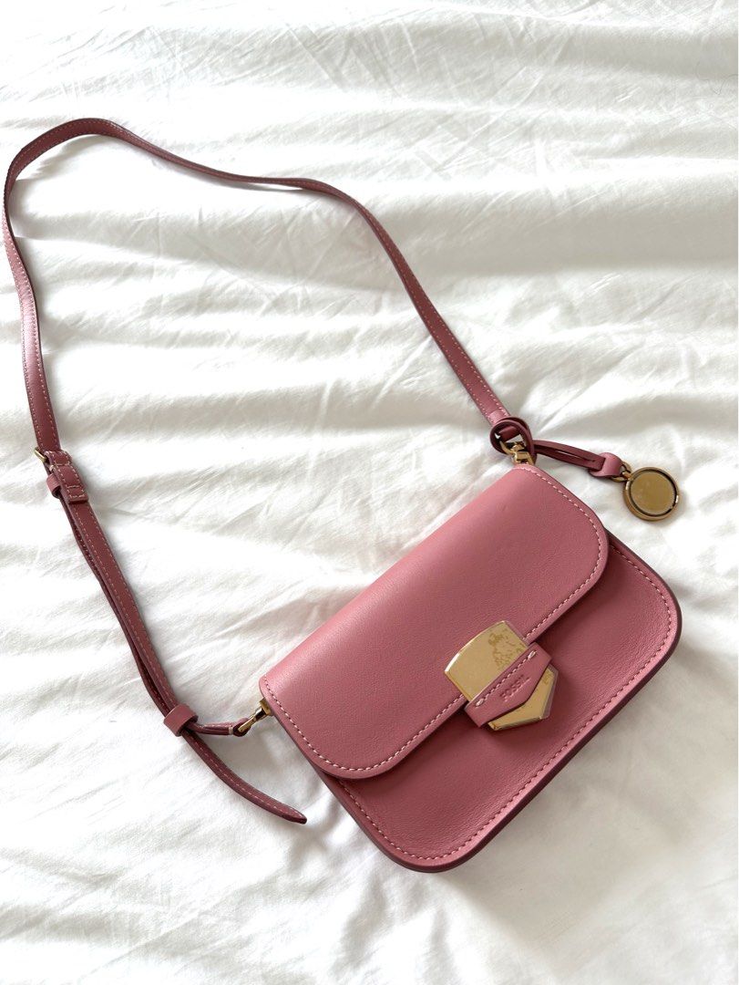 Fossil Lennox Small Flap Crossbody Bag - Saddle