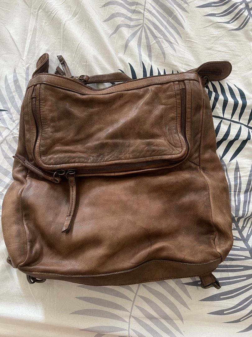Tano leather hot sale backpack
