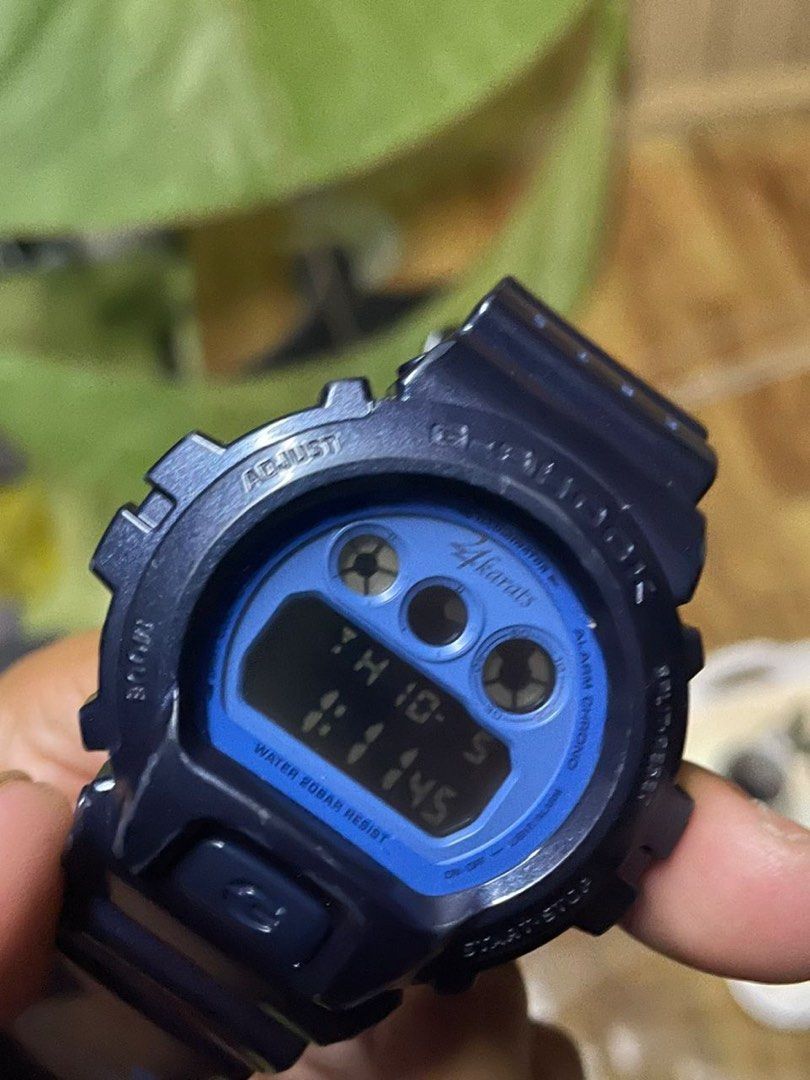 G shock dw6900 24karats biru, Men's Fashion, Watches & Accessories