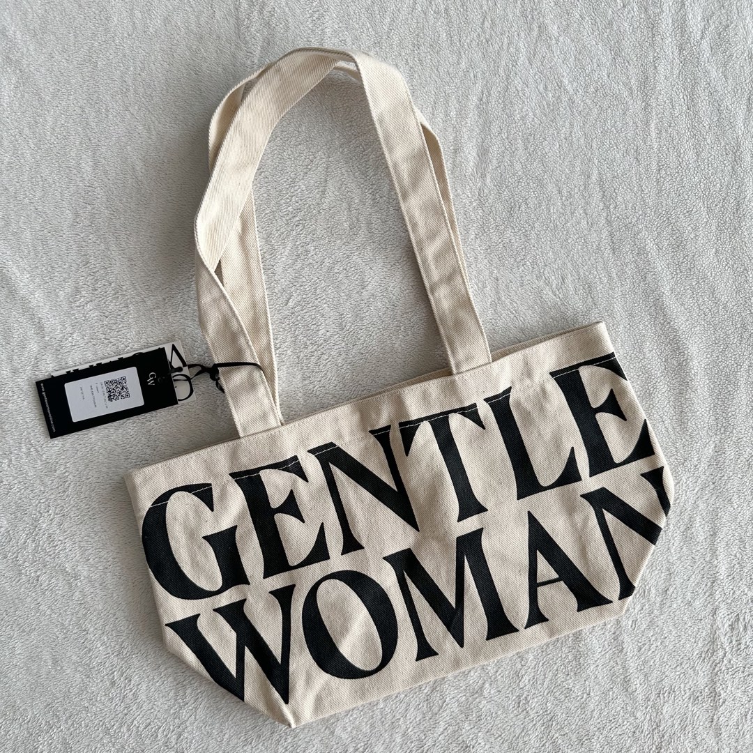 GENTLEWOMAN CANVAS SHOULDER BAG, Women's Fashion, Bags & Wallets, Tote