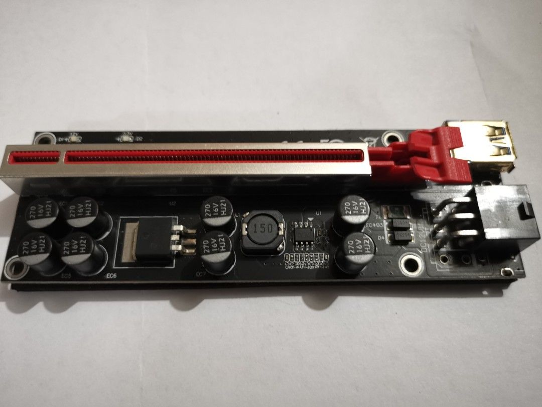 Usb Gpu Riser GPU PCIE riser and USB cable, Computers & Tech, Desktops on Carousell