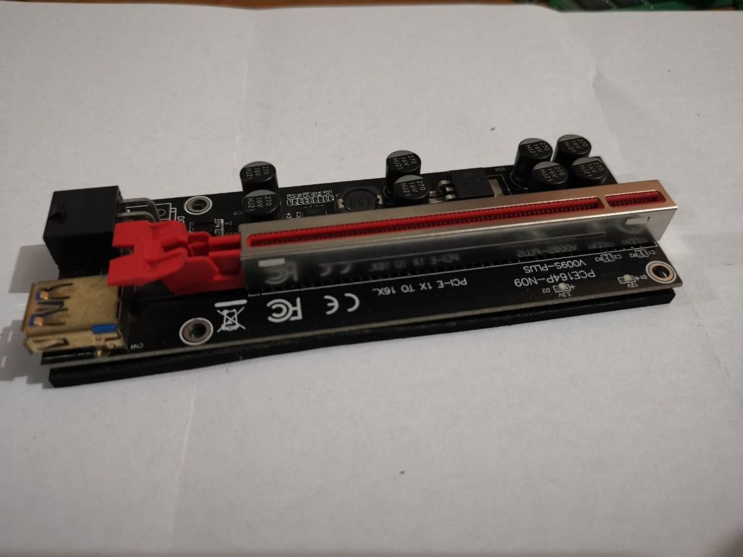Usb Gpu Riser GPU PCIE riser and USB cable, Computers & Tech, Desktops on Carousell