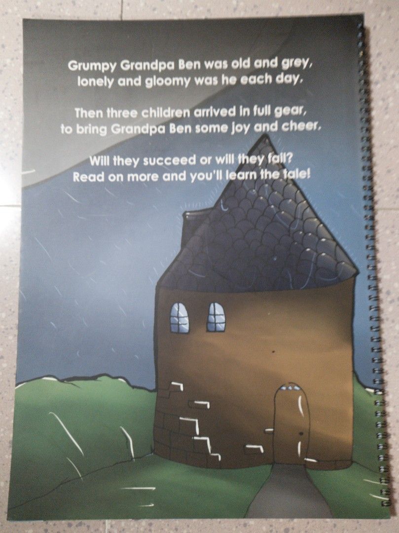 Grumpy Grandpa Ben - big story book 大圖書, 興趣及遊戲, 書本 & 文具, 小說及非小說 - Carousell