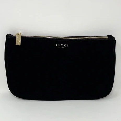 Gucci Beaute Black Makeup Pouch, Women's Fashion, Bags & Wallets, Purses &  Pouches on Carousell