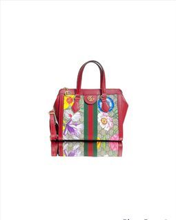 Gucci Ophidia Top Handle Blooms red 2022