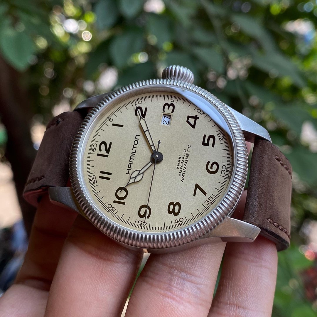 Hamilton khaki field pioneer 42mm store