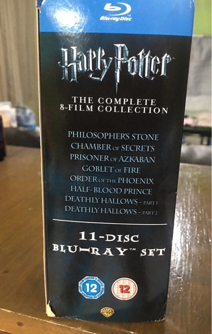 Harry Potter Blu Ray Dvd Box Set Harry Potter Blu Ray Premium Box set Reg. A, Hobbies & Toys, Music