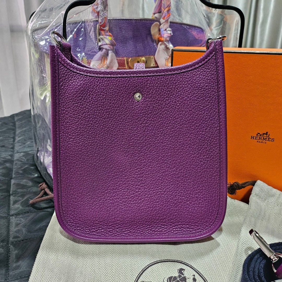 Hermes Mini Evelyne 18 Anemone