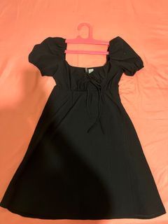 H&M Black Puffer Dress