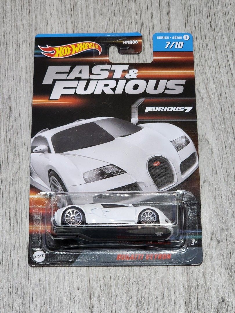 Hotwheels Bugatti Veyron Fast and Furious Hobbies Toys Toys