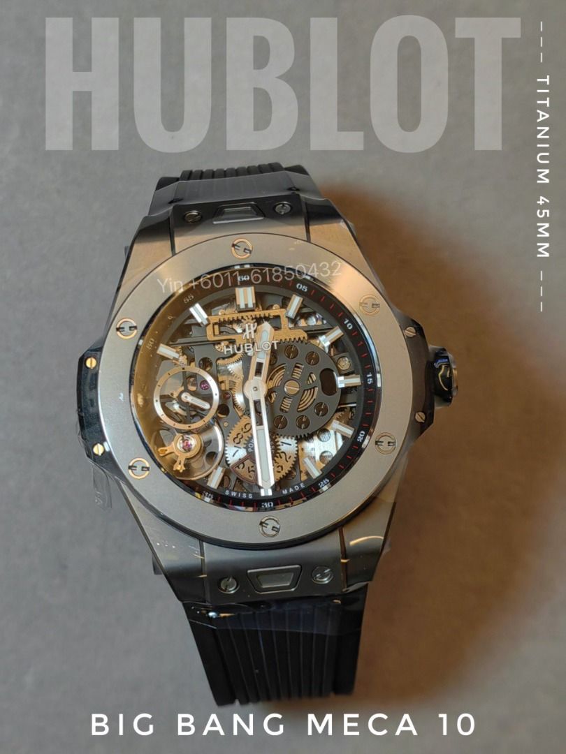Hublot meca 10 hotsell titanium