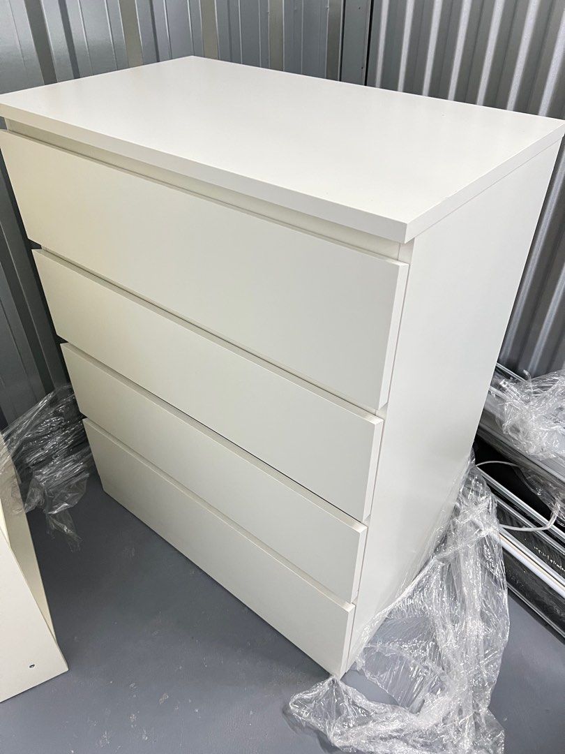 IKEA MALM chest drawer, Furniture & Home Living, Furniture, Shelves