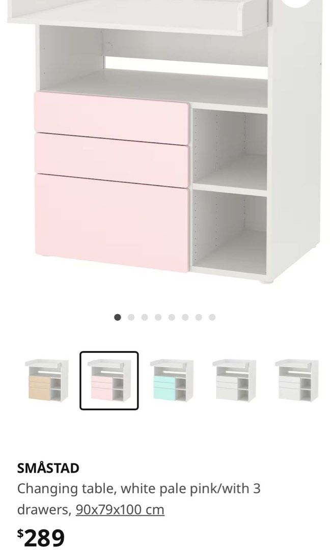 Ikea Smastad changing table, Babies & Kids, Baby Nursery & Kids