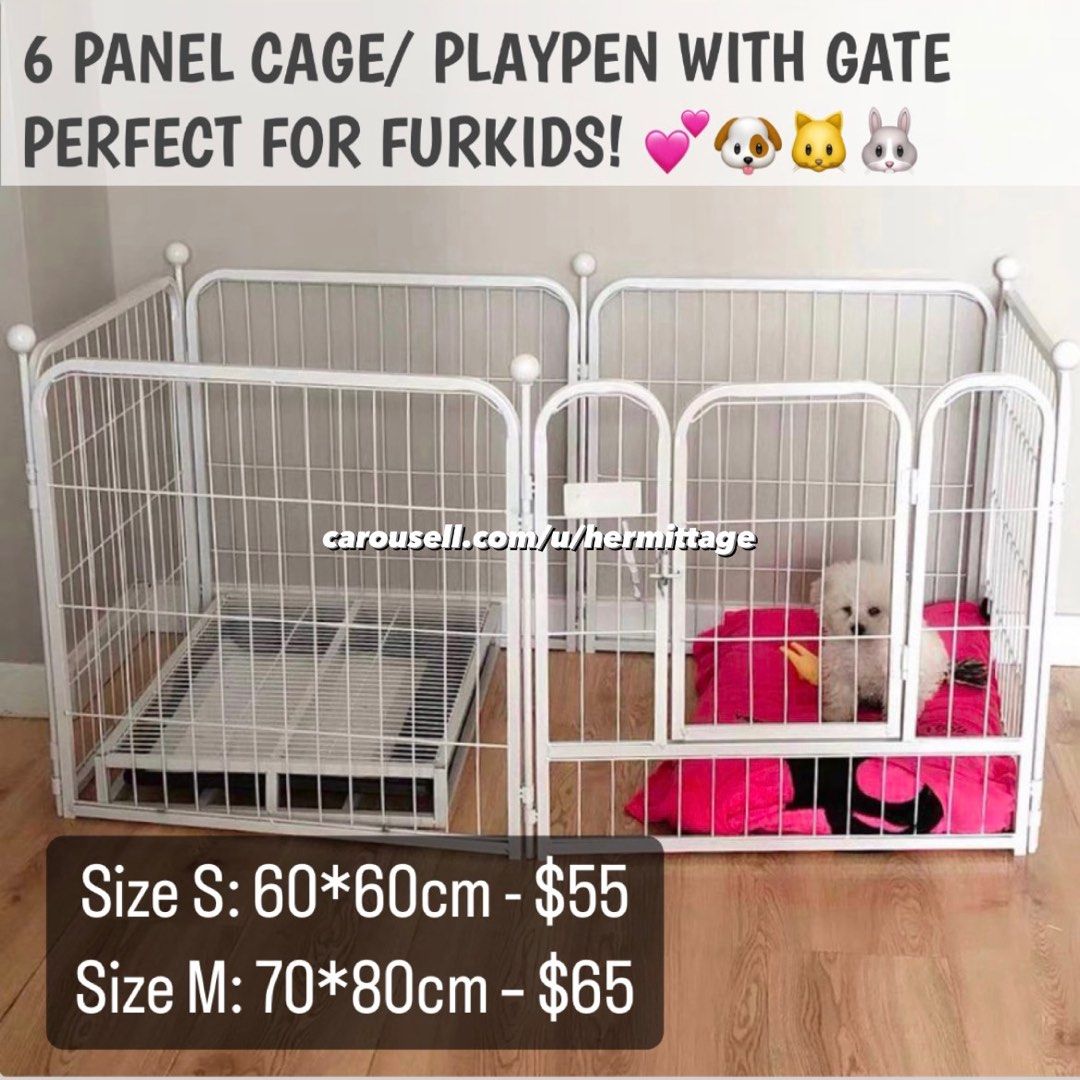 Dog crate hotsell with potty area