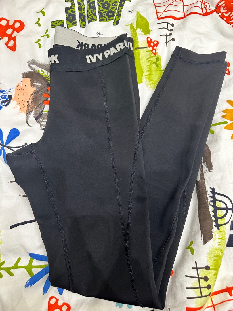Adidas Originals x Ivy Park Women's Plus Size Monogram Leggings - Size 2X | UK