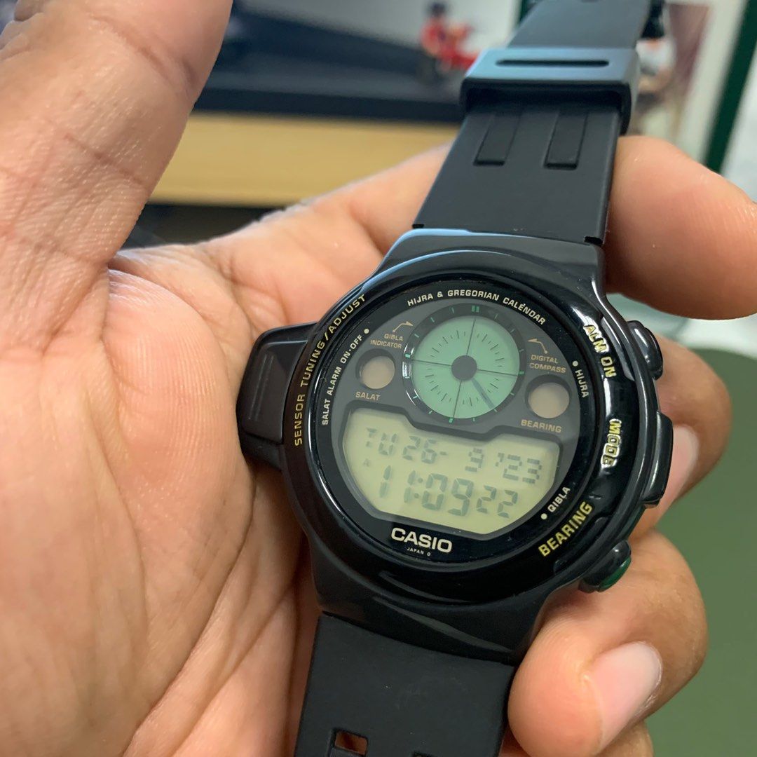 Casio kiblat watch on sale