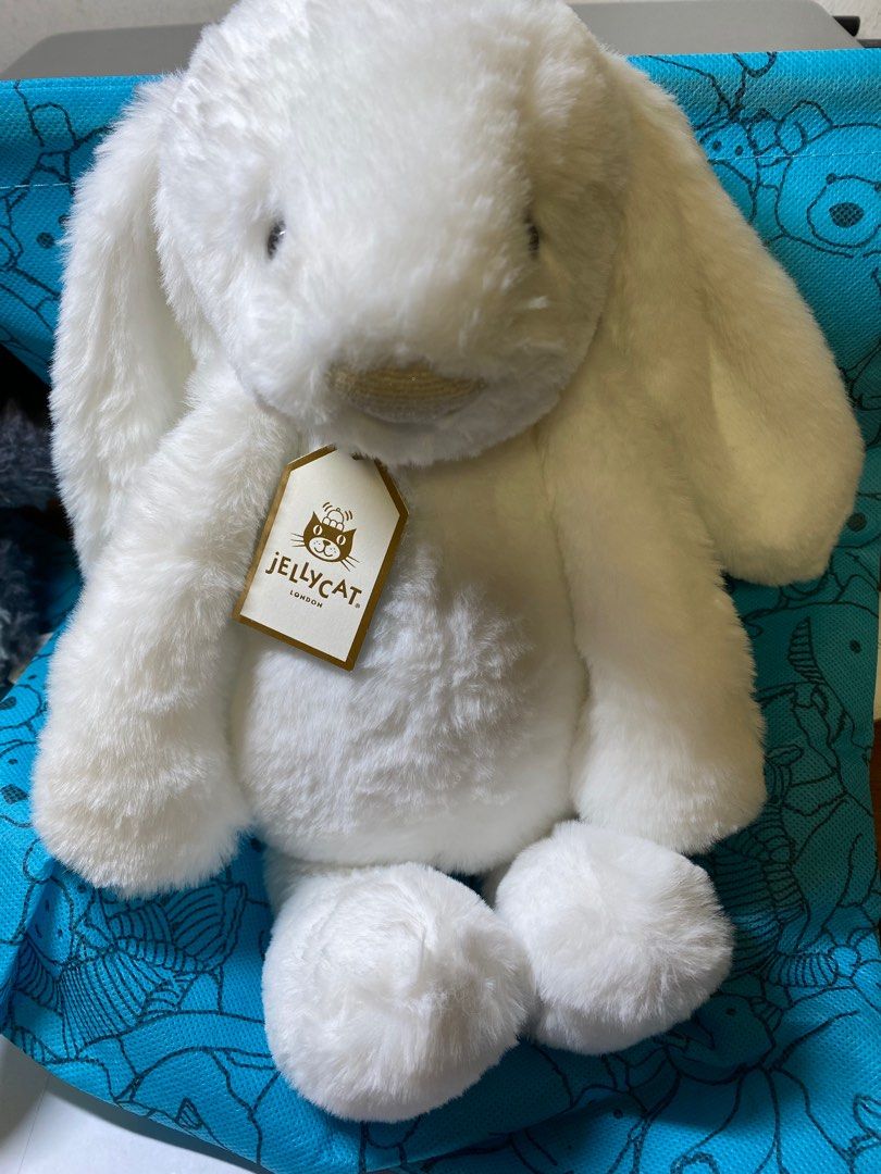 Jellycat Bashful Luxe Bunny Luna Medium, Hobbies & Toys, Toys & Games ...