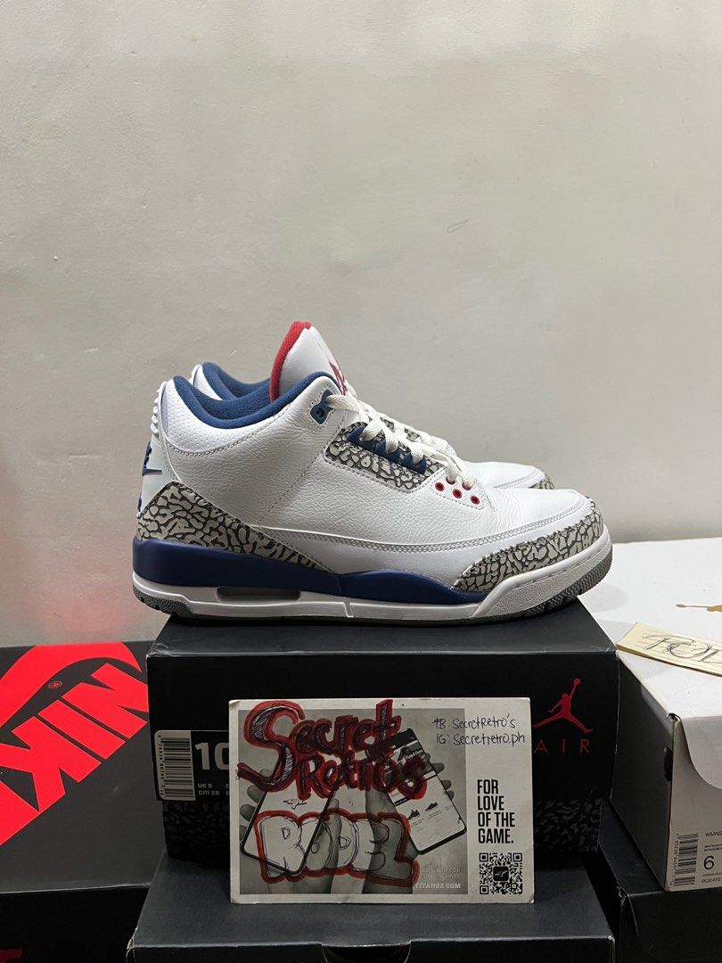Jordan 3 true blue new arrivals 2016 box