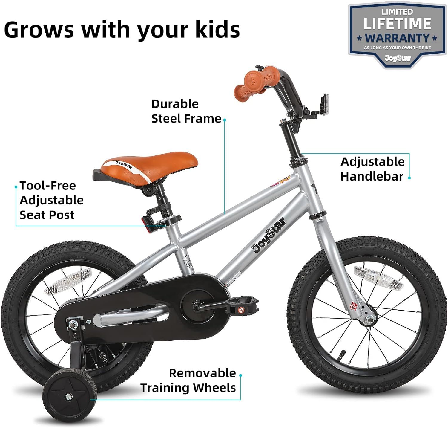 18 inch bike with top kickstand
