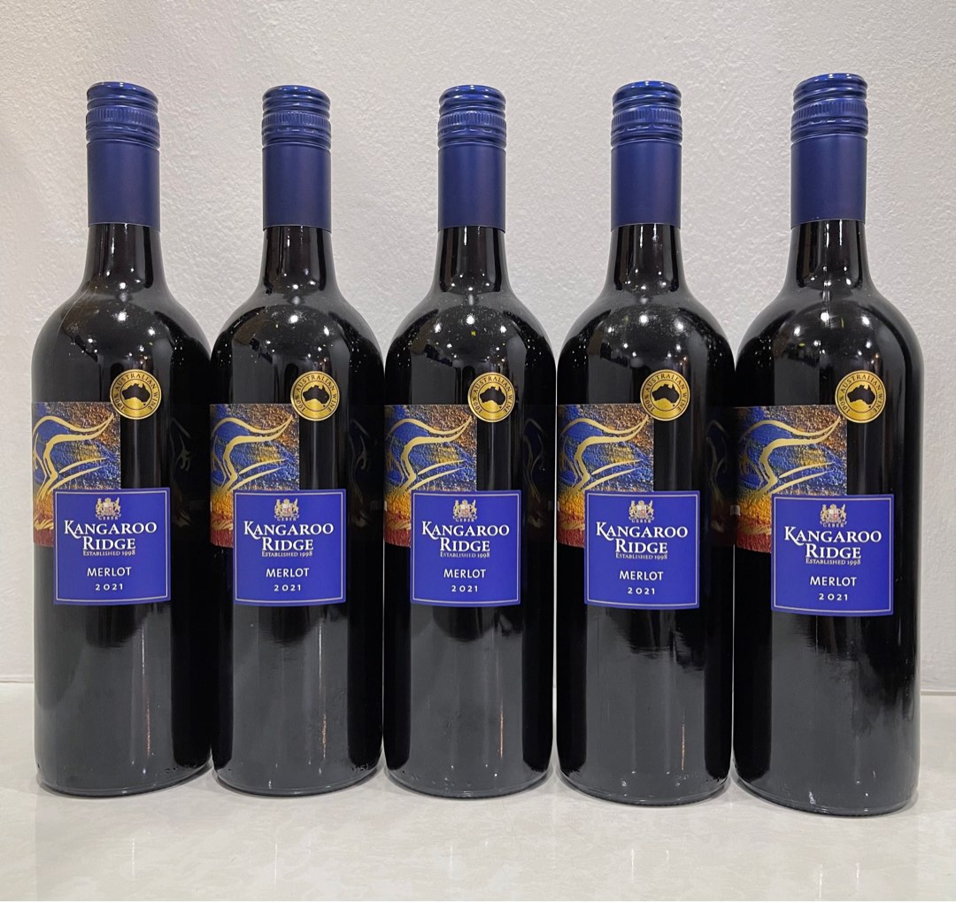 Kangaroo Ridge Merlot 75cl 14 (Australian Red Wine), Food & Drinks