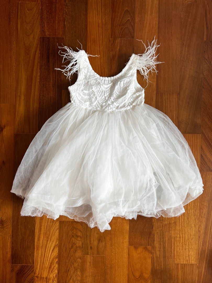 Karibou White Tutu Tulle dress birthday Babies Kids Babies