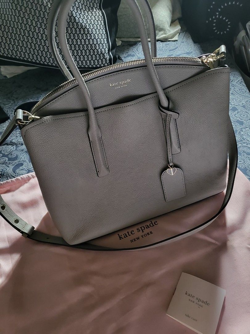 Taupe purse kate spade top