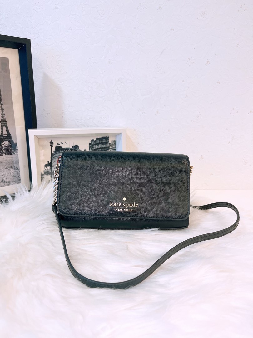 Kate Spade Staci Small Flap Crossbody, Luxury, Bags & Wallets on Carousell