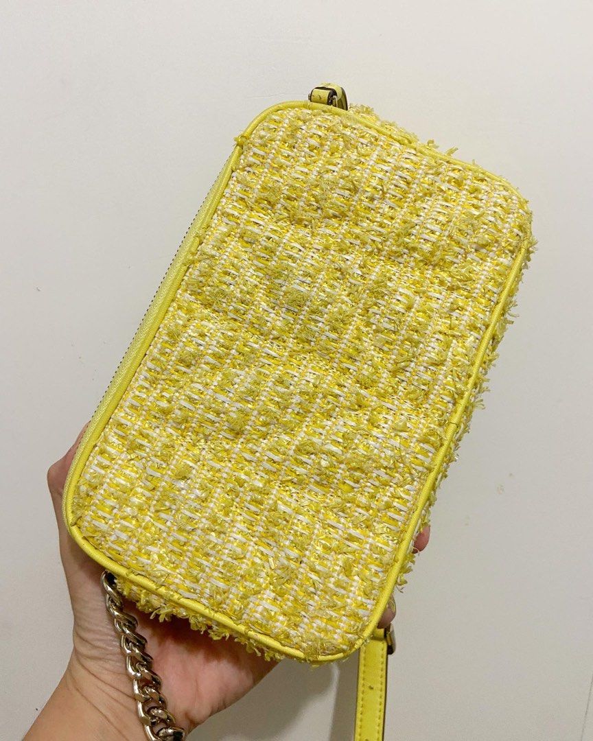 Kate spades Briar lane kendall tweed crossbody bag, Women's Fashion