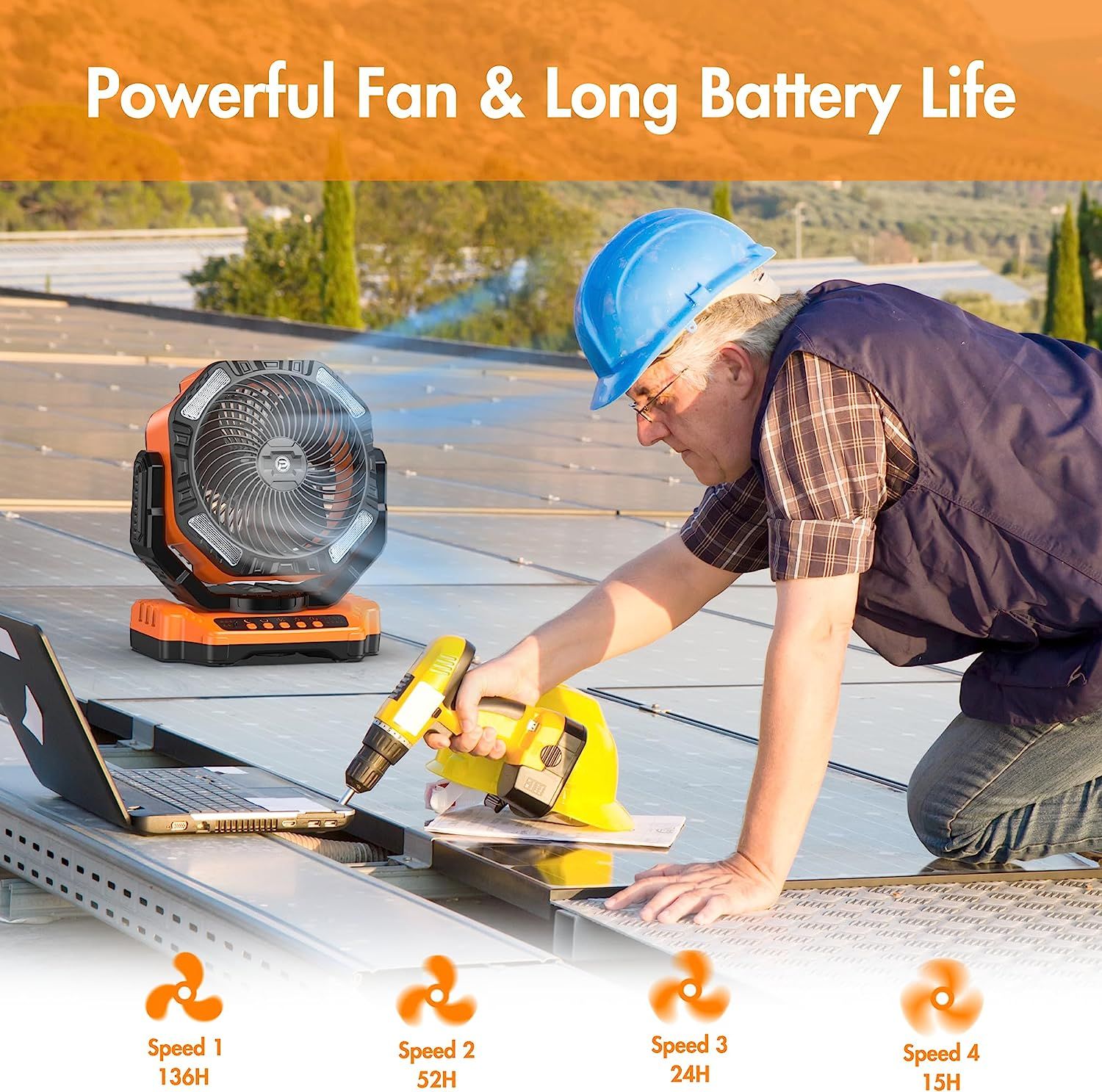 Battery operated tent fan clearance