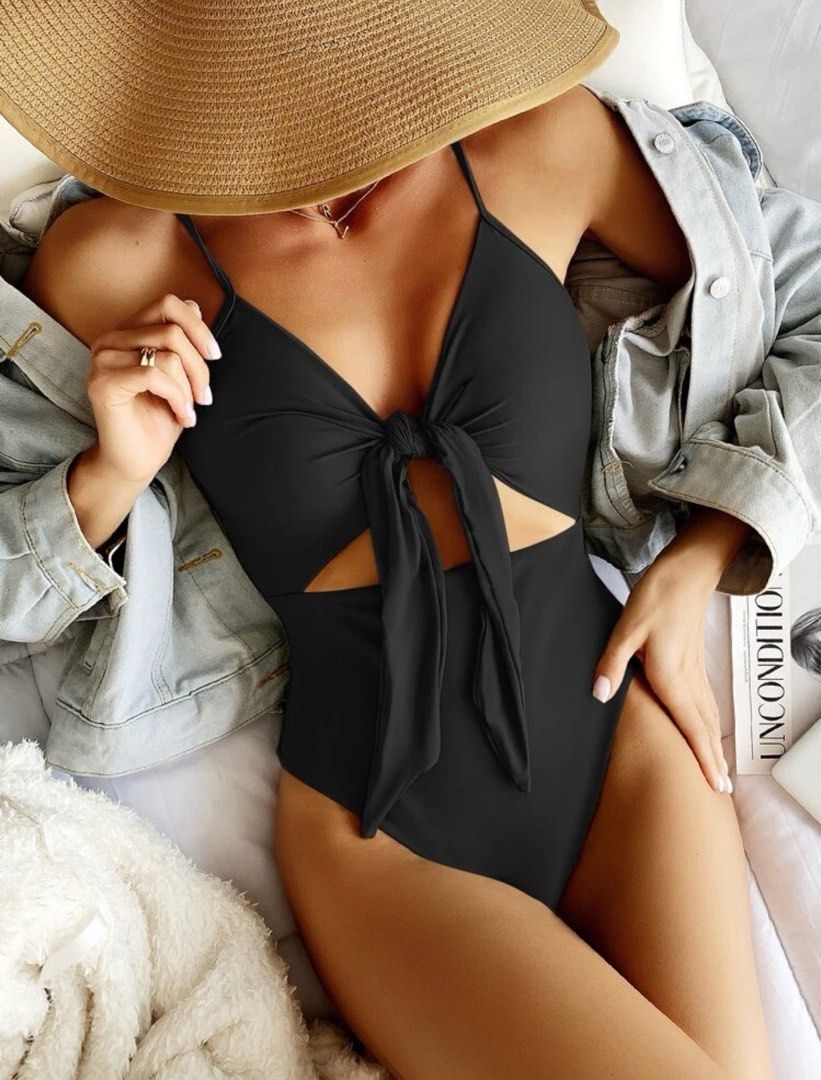 Cut out front hotsell one piece swimsuit