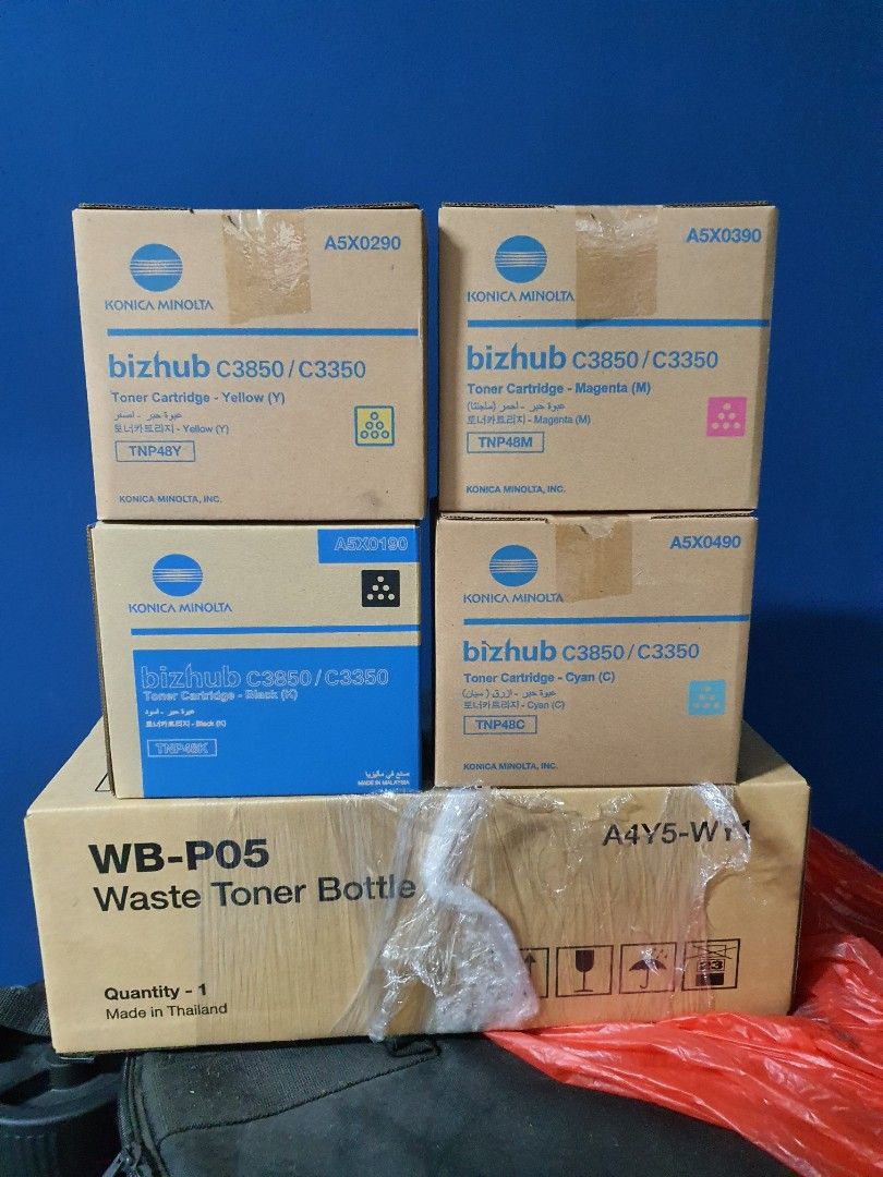 Collecteur de toner d'origine - Konica Minolta AE21WY1 / WB-P11