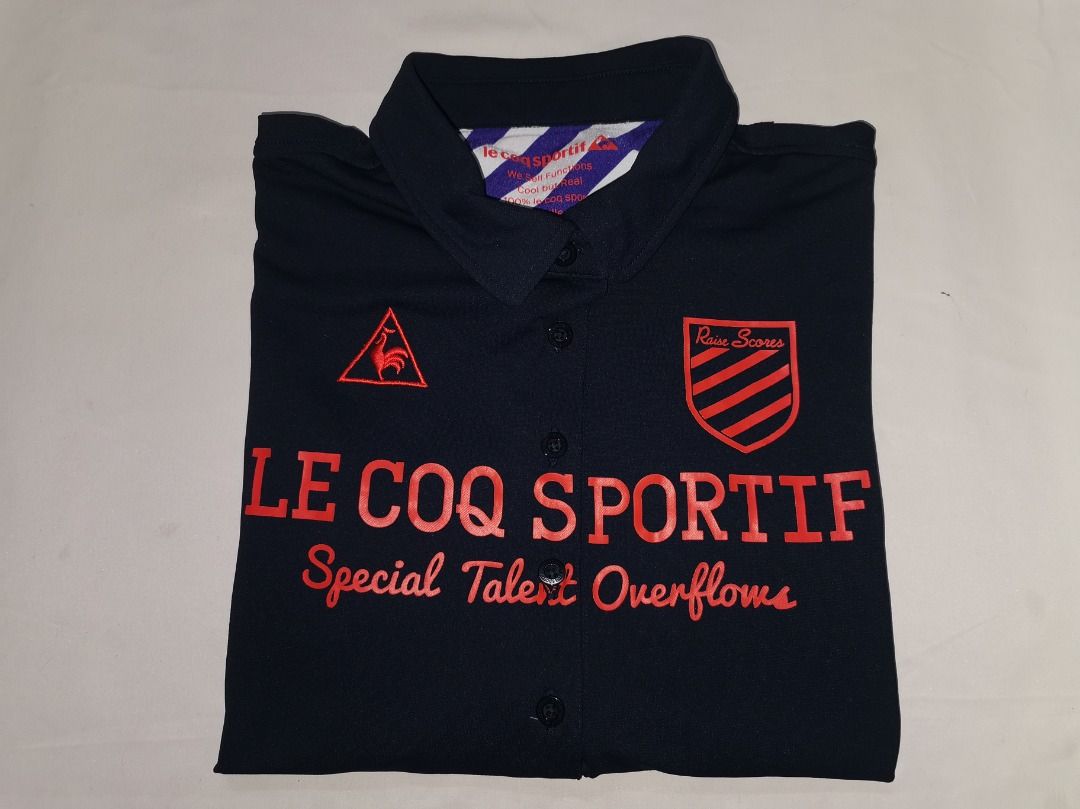 Le Coq Sportif Ladies Golf Polo M PL5657 Women s Fashion Tops Shirts on Carousell