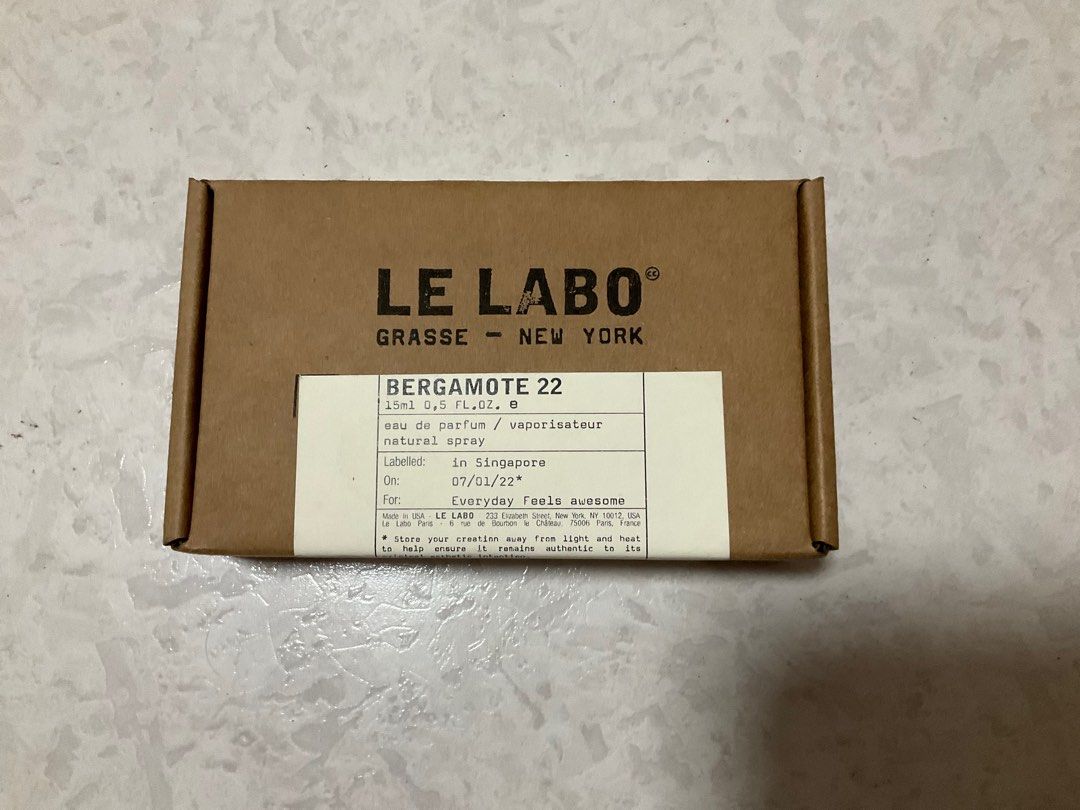 Le labo bergamote 22 perfume clearance