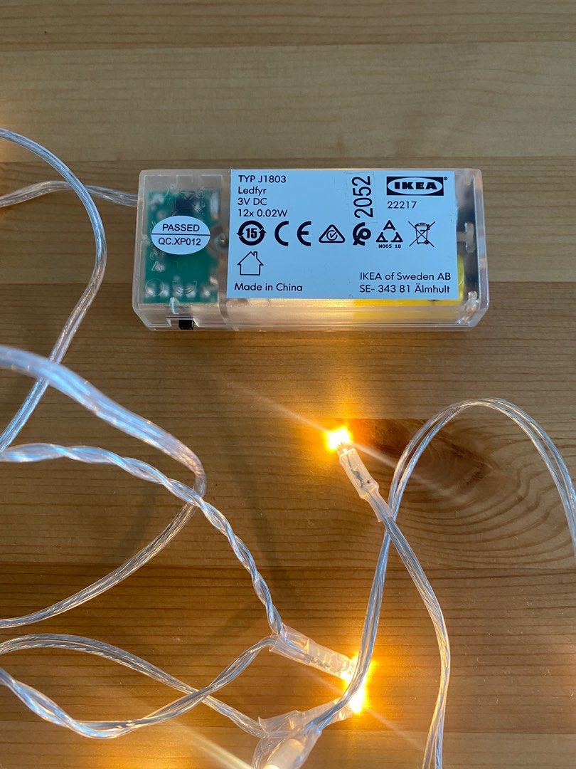 Ikea shop ledfyr lights