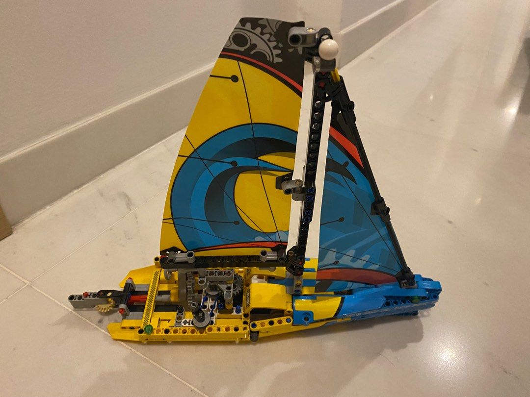 Lego technic racing yacht review sales