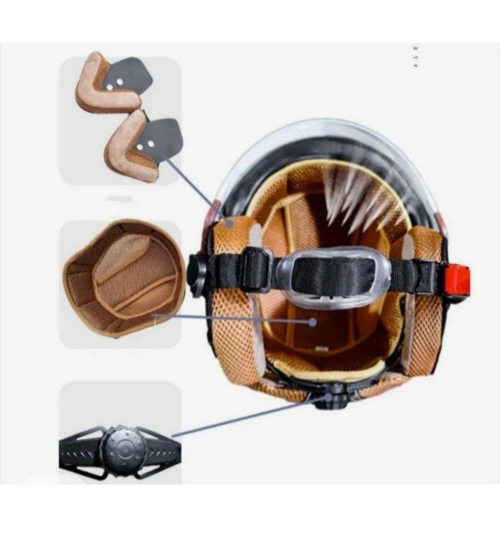 Light weight helmet, Motorcycles, Motorcycle Apparel on Carousell