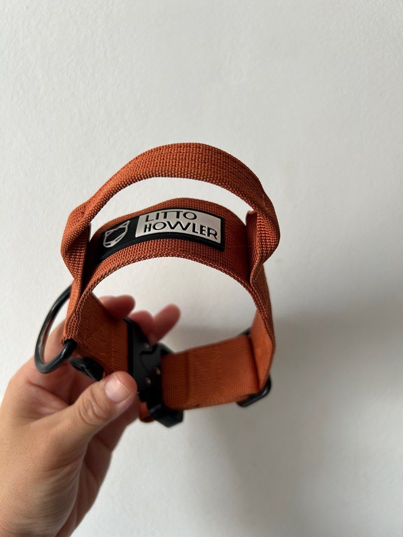 1.5 inch dog clearance collar with handle