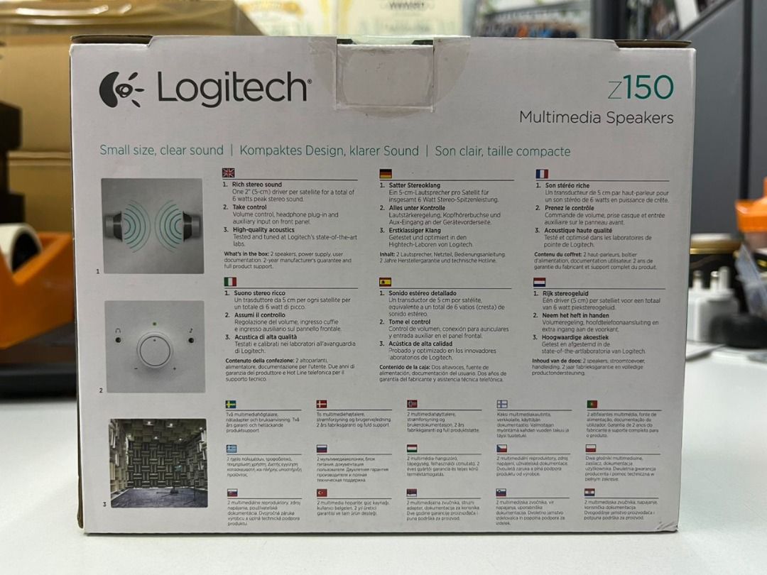 Logitech multimedia speakers z150 top